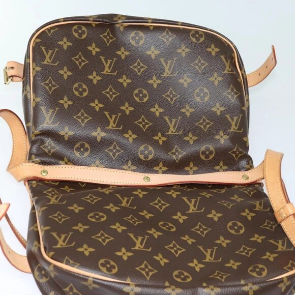 LOUIS VUITTON Monogram Saumur 30 Shoulder Bag M42256 LV Auth 80965A - Picture 10 of 16